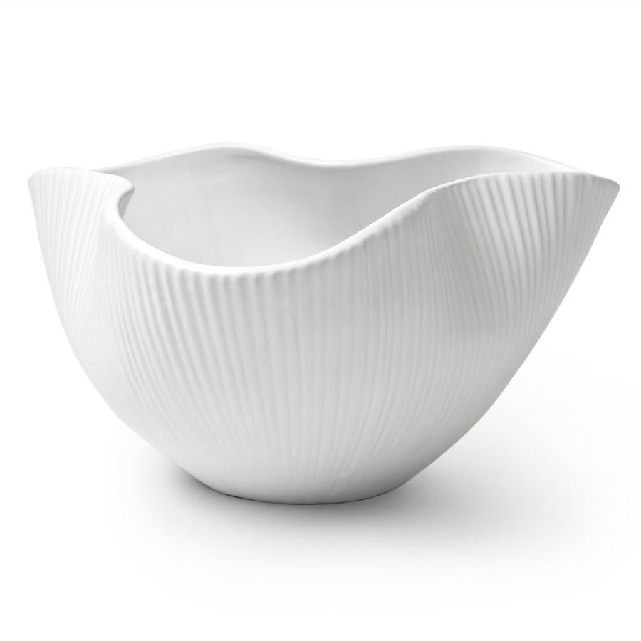   Ribbed Stoneware Bowl | Oroa.com