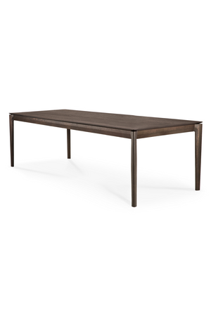   Oak Brown Minimalist Dining Table | Oroa.com