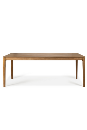   Teak Minimalist Dining Table | Oroa.com