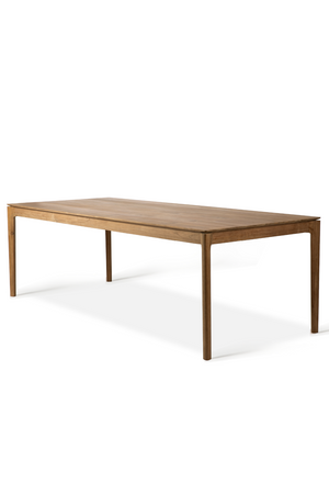   Teak Minimalist Dining Table | Oroa.com