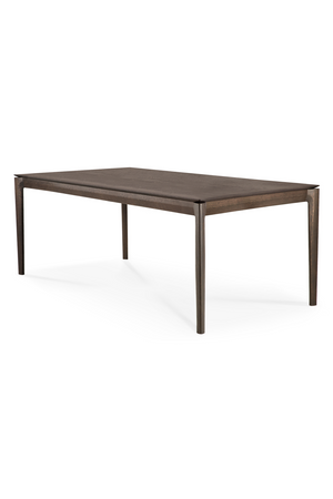   Oak Brown Minimalist Dining Table | Oroa.com