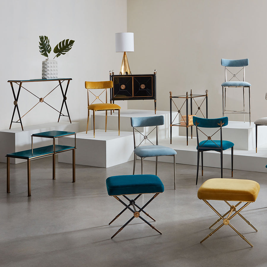   Teal Lacquered Console | Oroa.com