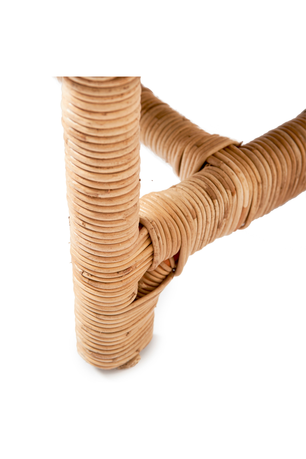   Cushioned Rattan Ottoman | Oroa.com