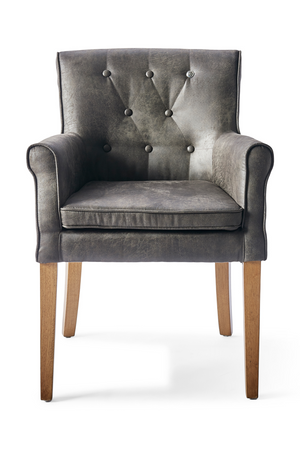   Classic Leather Dining Armchair | Oroa.com