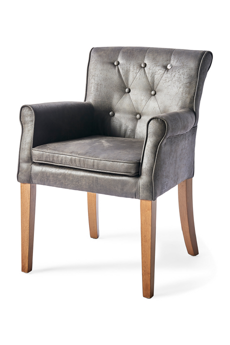   Classic Leather Dining Armchair | Oroa.com