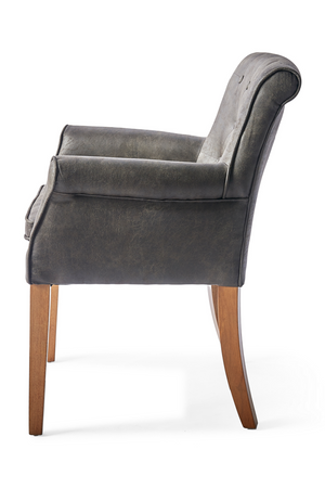   Classic Leather Dining Armchair | Oroa.com