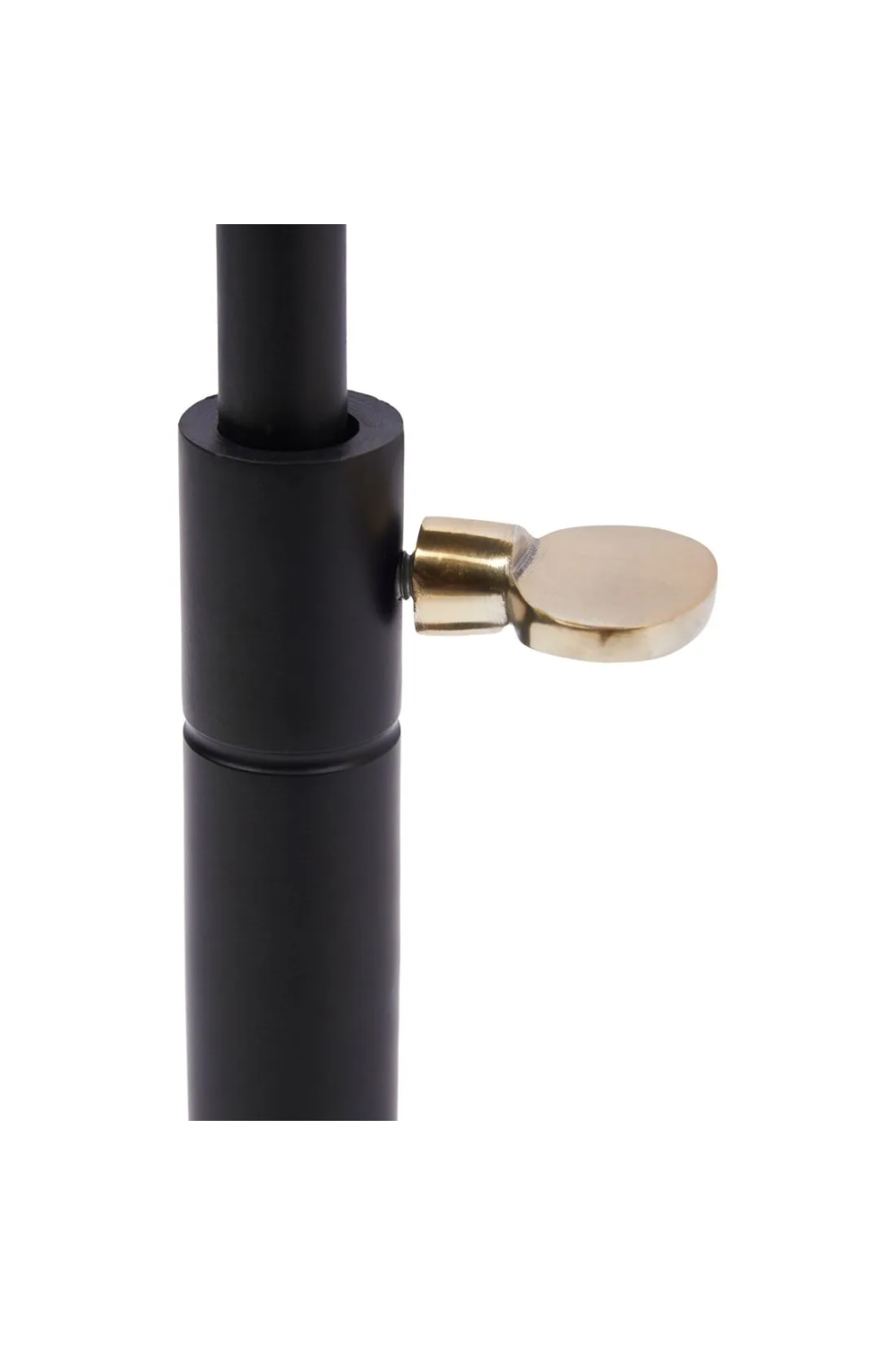   Black Aluminum Pedestal End Table | Oroa.com