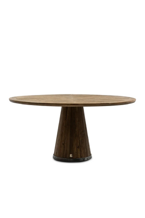   Round Oak Pedestal Dining Table | Oroa.com