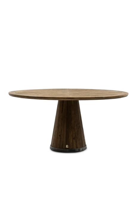   Round Oak Pedestal Dining Table | Oroa.com