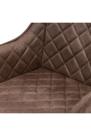   Quilted Leather Counter Stool | Oroa.com