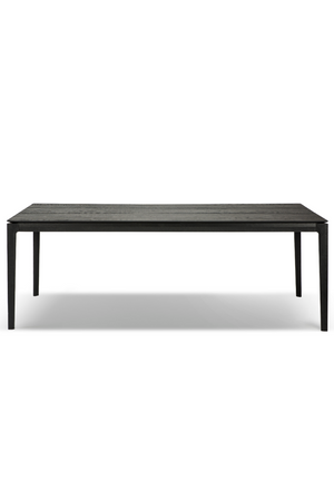   Black Oak Minimalist Dining Table | Oroa.com