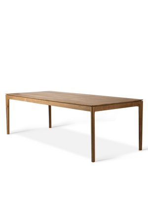   Teak Minimalist Dining Table | Oroa.com