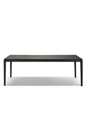   Black Oak Minimalist Dining Table | Oroa.com