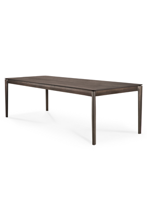   Oak Brown Minimalist Dining Table | Oroa.com