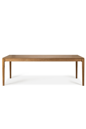   Teak Minimalist Dining Table | Oroa.com