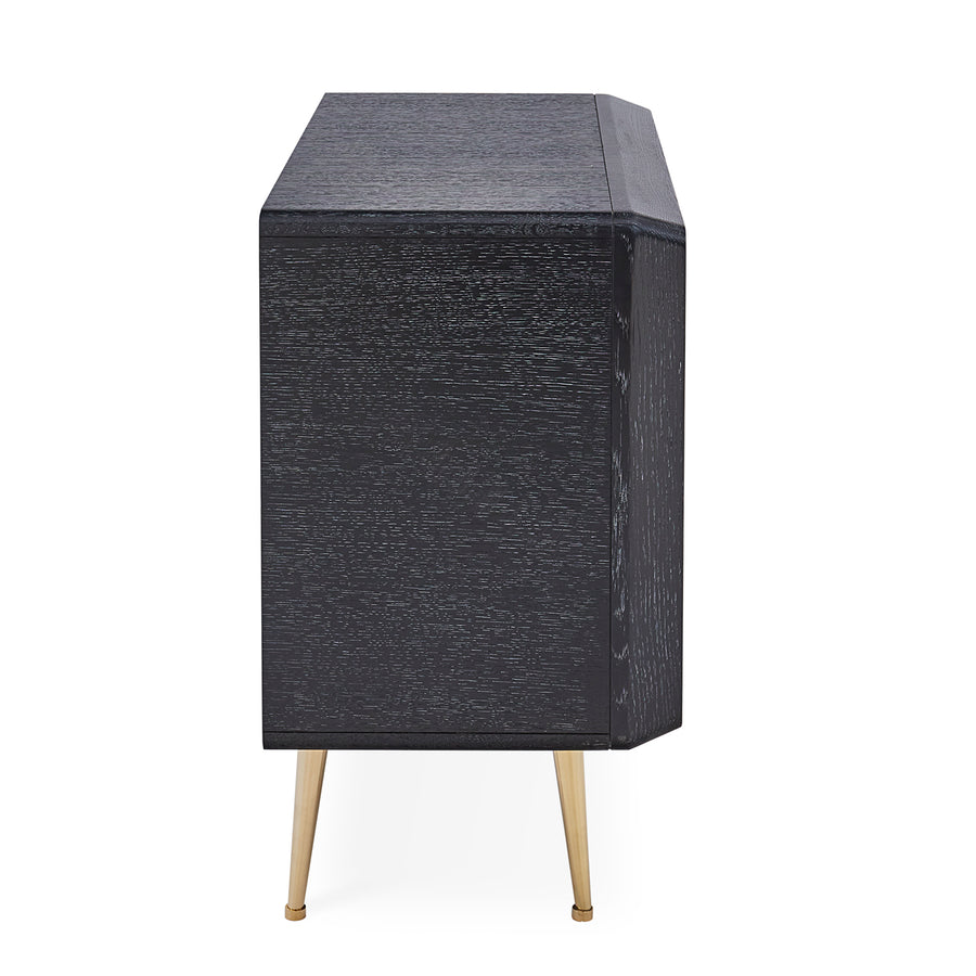   Hammered Brass 3-Drawer Chest | Oroa.com