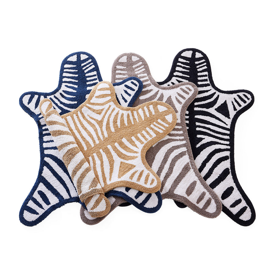   Stripes Cotton Reversible Bath Mat | Oroa.com
