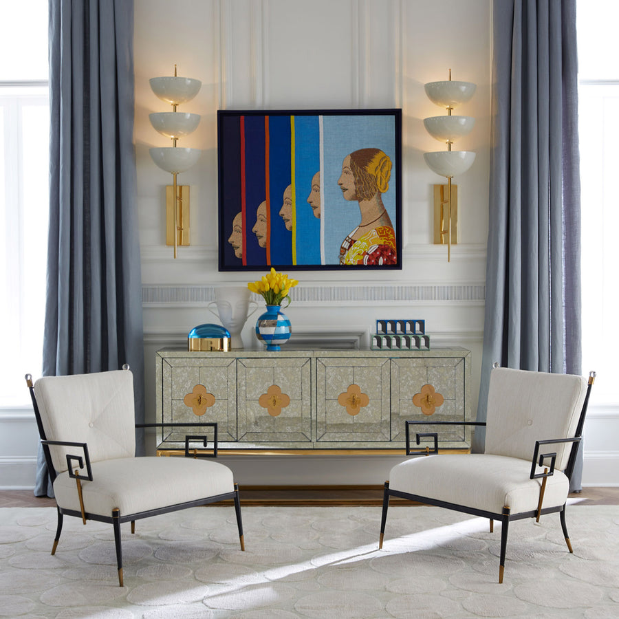   Linen Upholstered Accent Chair | Oroa.com