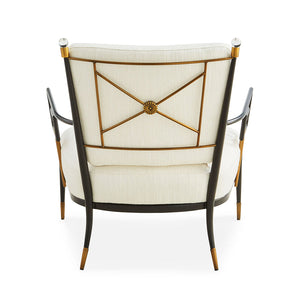   Linen Upholstered Accent Chair | Oroa.com