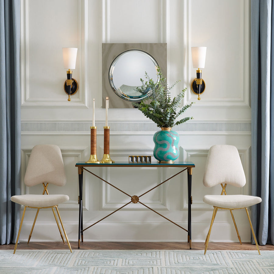   Teal Lacquered Console | Oroa.com