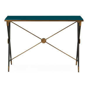   Teal Lacquered Console | Oroa.com