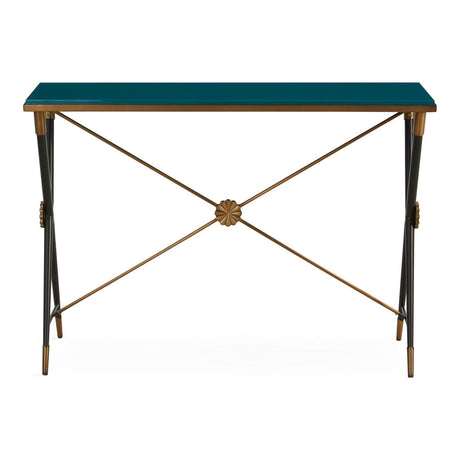   Teal Lacquered Console | Oroa.com