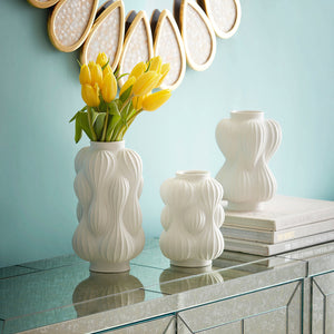   Carved Porcelain Vase L | Oroa.com