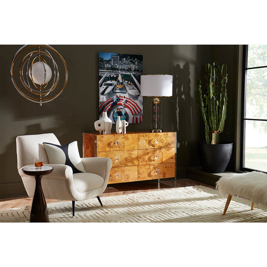   Mappa Wood 6-Drawer Dresser | Oroa.com