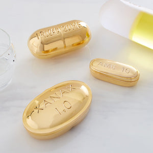   Solid Brass Pill Box | Oroa.com