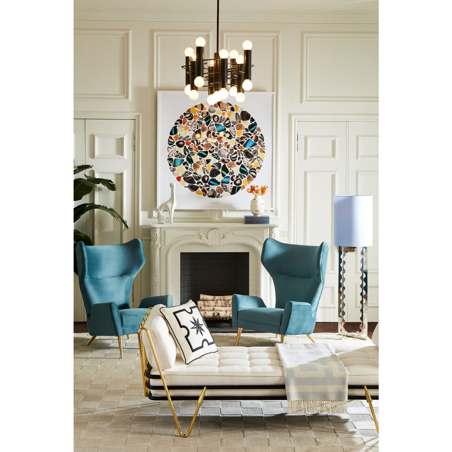 Baby Alpaca Fringed Throw | Jonathan Adler Nixon | Oroa.com