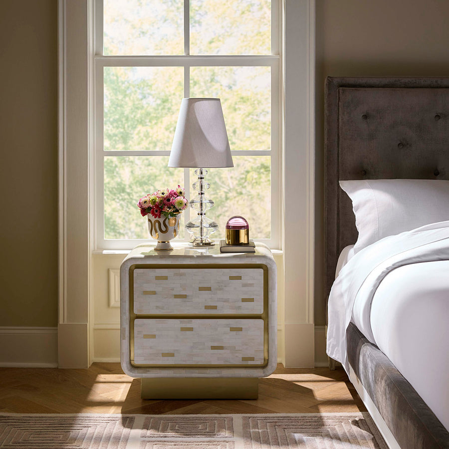   2-Drawer Brick End Table | Oroa.com