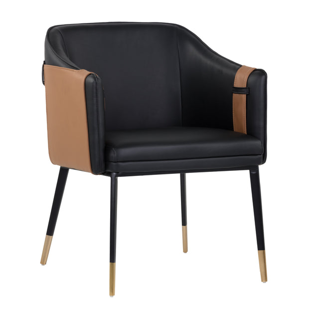 Modern European furniture - Leather-Inspired Dining Chair - www.oroa.com