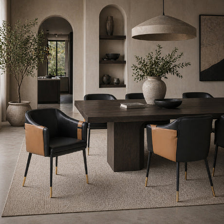   Modern European furniture - Leather-Inspired Dining Chair - www.oroa.com | Oroa.com