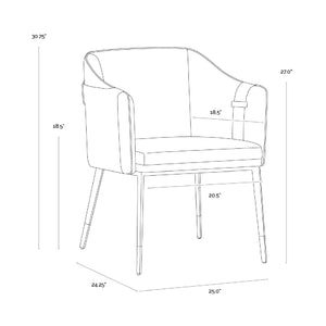   Modern European furniture - Leather-Inspired Dining Chair - www.oroa.com | Oroa.com