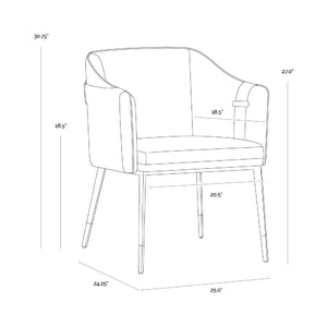   Modern European furniture - Leather-Inspired Dining Chair - www.oroa.com | Oroa.com