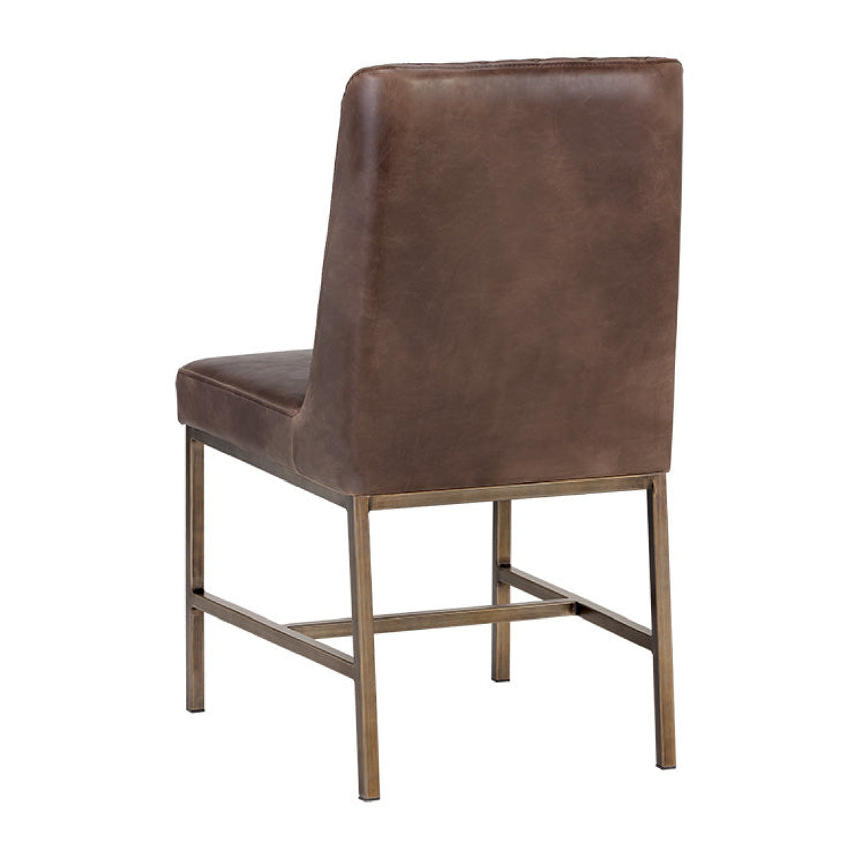   Modern European furniture - Diamond-Stitched Leather-Inspired Dining Chairs (2) - www.oroa.com | Oroa.com