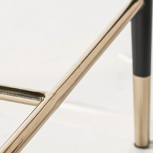   Modern European furniture - Gray Fabric & Leather Bar Stool - www.oroa.com | Oroa.com