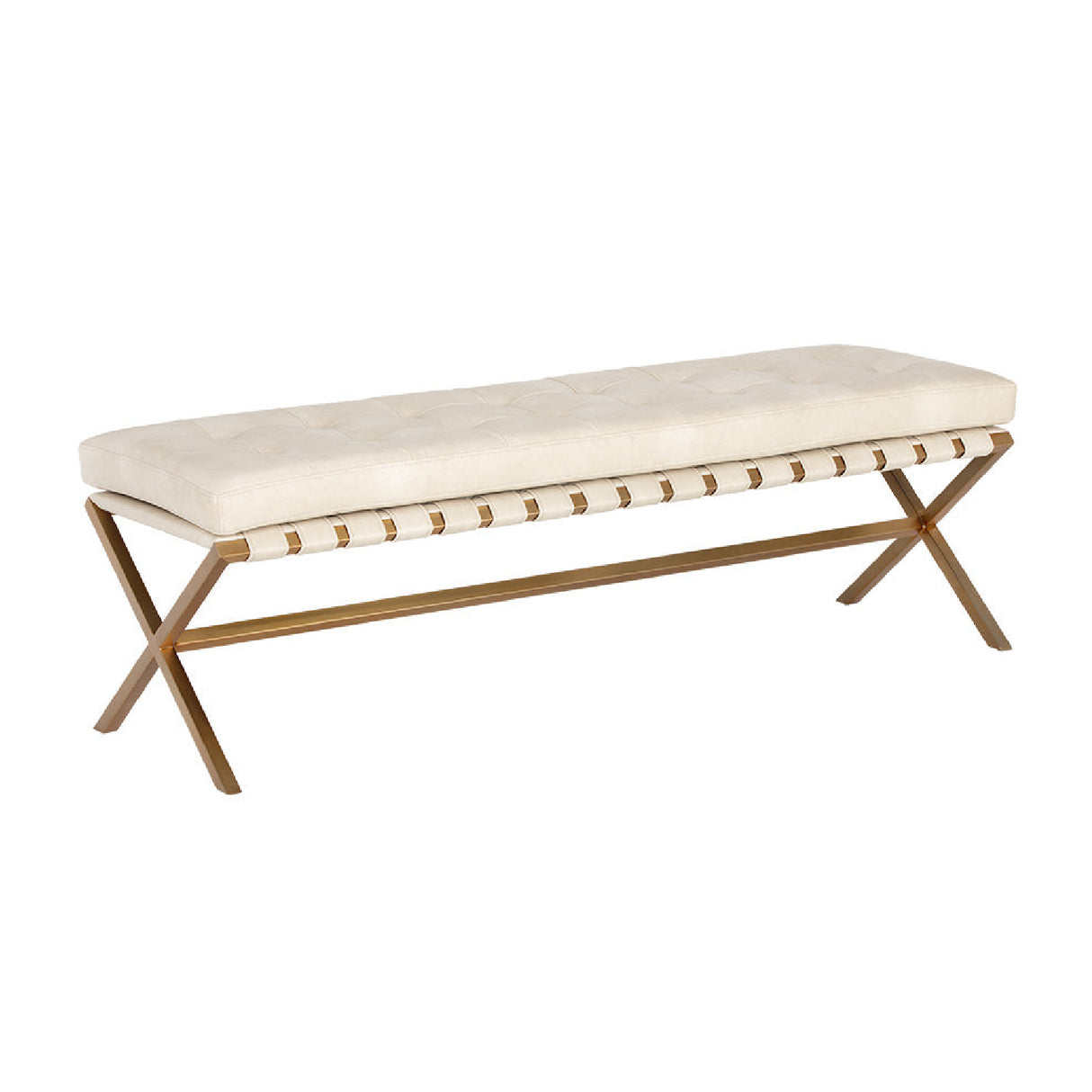   Modern European furniture - Button Tufted Leather Bench - www.oroa.com | Oroa.com