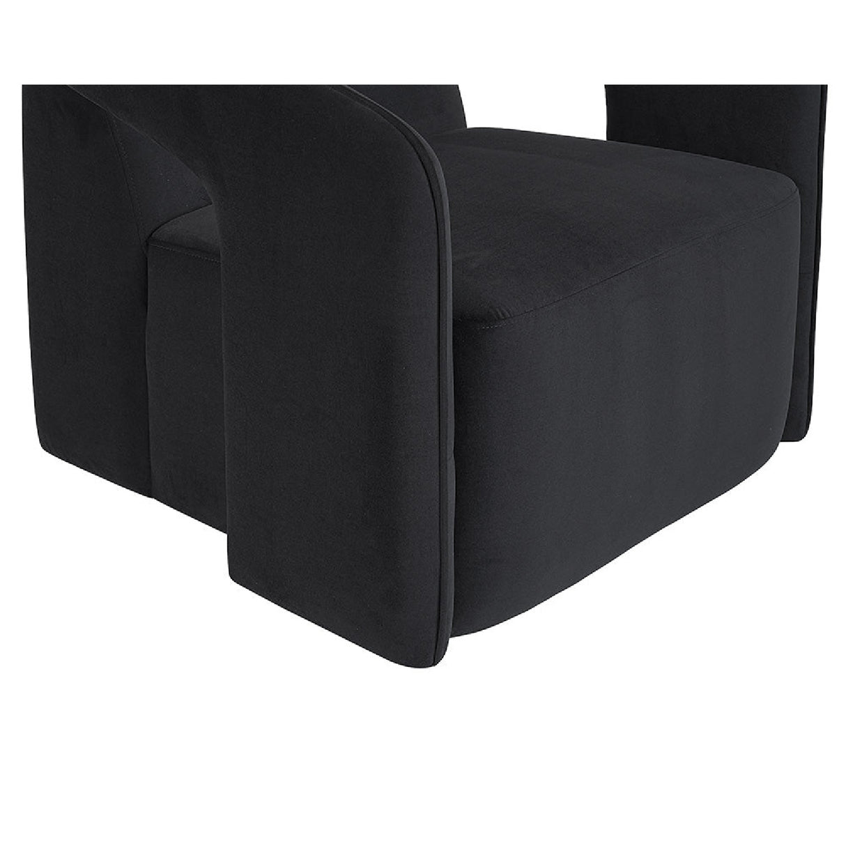   Modern European furniture - Fabric Upholstered Swivel Lounge Chair - www.oroa.com | Oroa.com