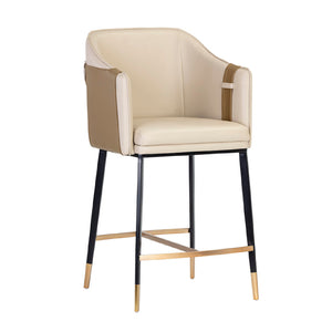   Modern European furniture - Two-Toned Leather Counter Stool - www.oroa.com | Oroa.com