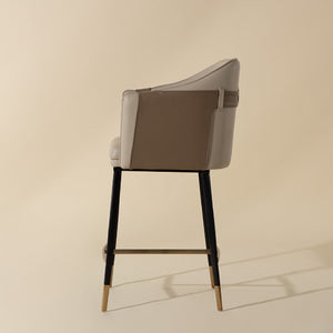   Modern European furniture - Two-Toned Leather Counter Stool - www.oroa.com | Oroa.com