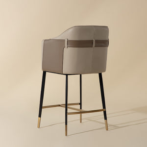   Modern European furniture - Two-Toned Leather Counter Stool - www.oroa.com | Oroa.com