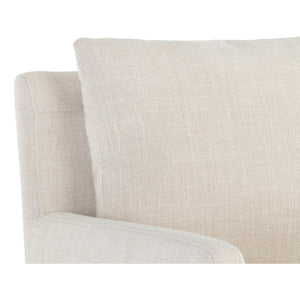   Modern European furniture - Linen Wheeled Dining Chair - www.oroa.com | Oroa.com