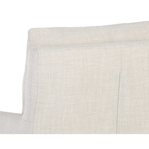   Modern European furniture - Linen Wheeled Dining Chair - www.oroa.com | Oroa.com