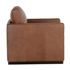   Modern European furniture - Track-Armed Swivel Lounge Chair - www.oroa.com | Oroa.com