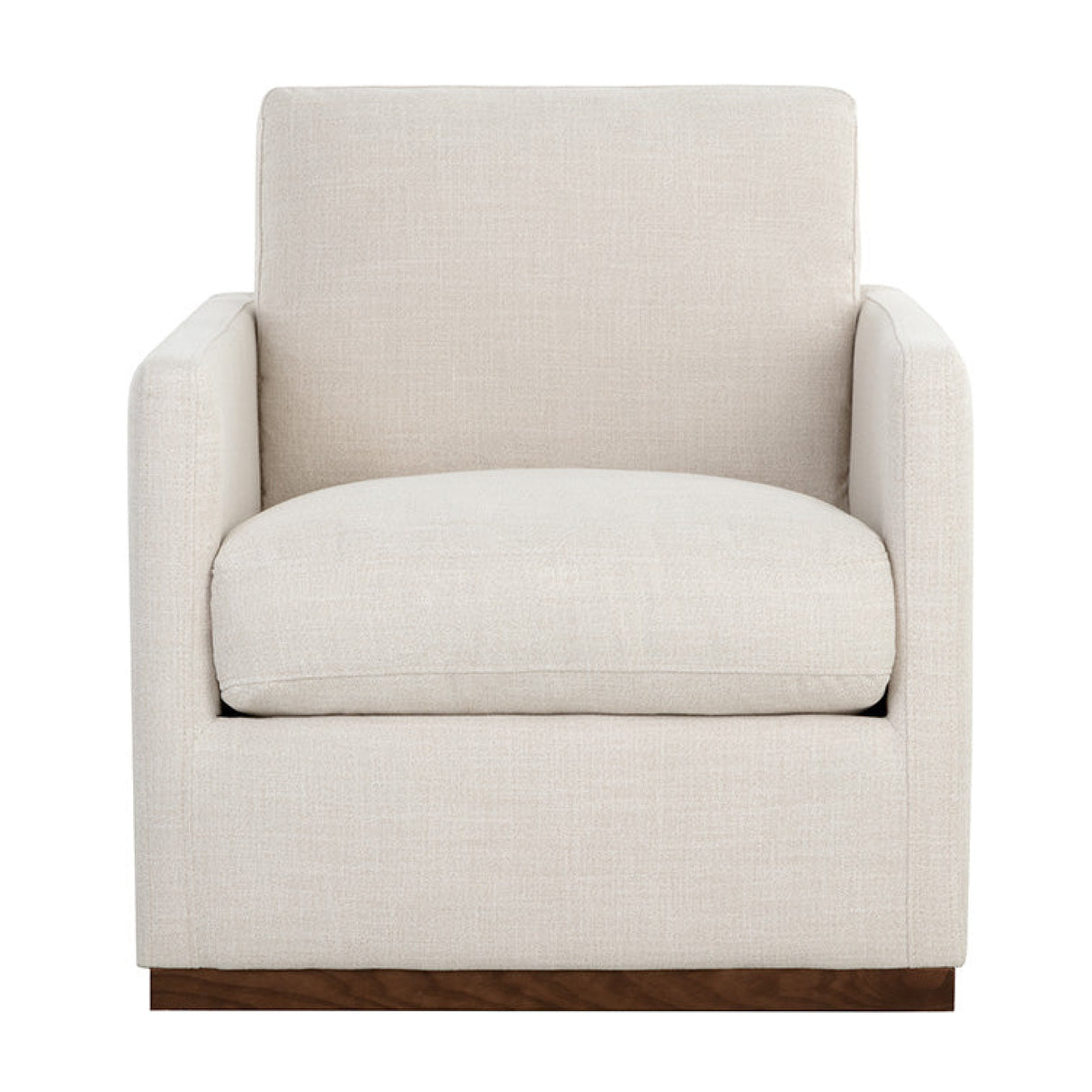   Modern European furniture - Track-Armed Swivel Lounge Chair - www.oroa.com | Oroa.com