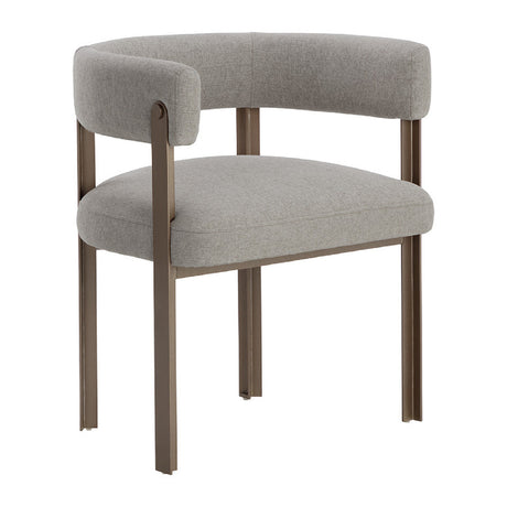   Modern European furniture - Curved Wood Frame Dining Armchair - www.oroa.com | Oroa.com
