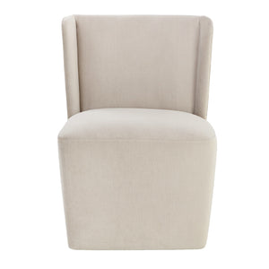   Modern European furniture - Upholstered Wheel Dining Chair - www.oroa.com | Oroa.com