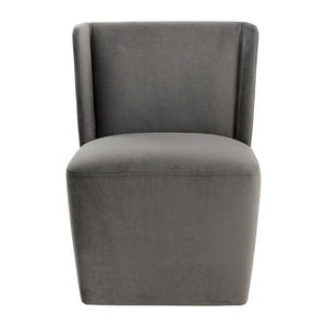   Modern European furniture - Upholstered Wheel Dining Chair - www.oroa.com | Oroa.com