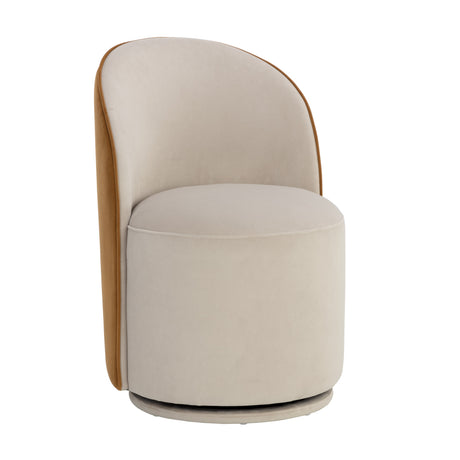   Modern European furniture - Fabric Swivel Dining Chair - www.oroa.com | Oroa.com